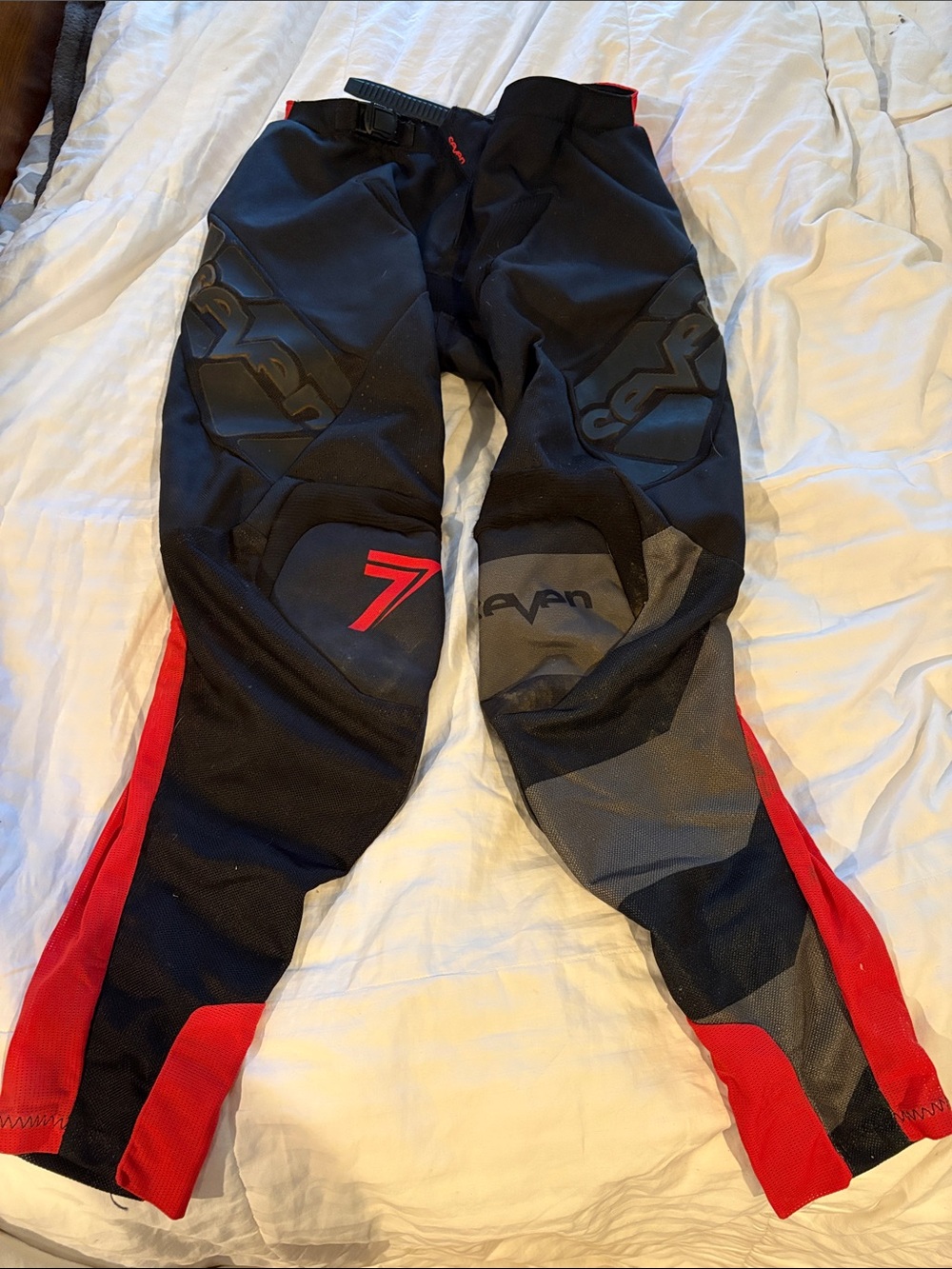 Seven Rival Black & Red Motocross Pants